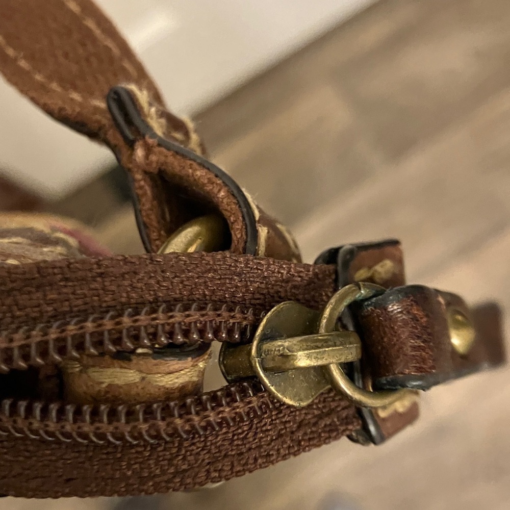 Fossil Leather And Suede Patchwork Bag - image 6